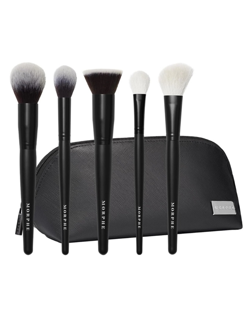 Morphe 5-Piece Face Brush Collection + Bag
